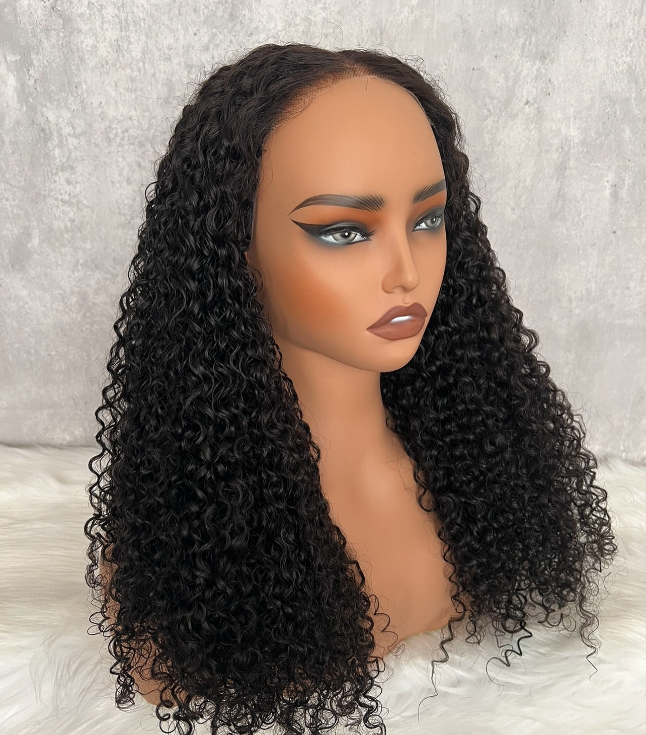 Lace Front Humana cacheada 50cm 13x4 HD -Rafa