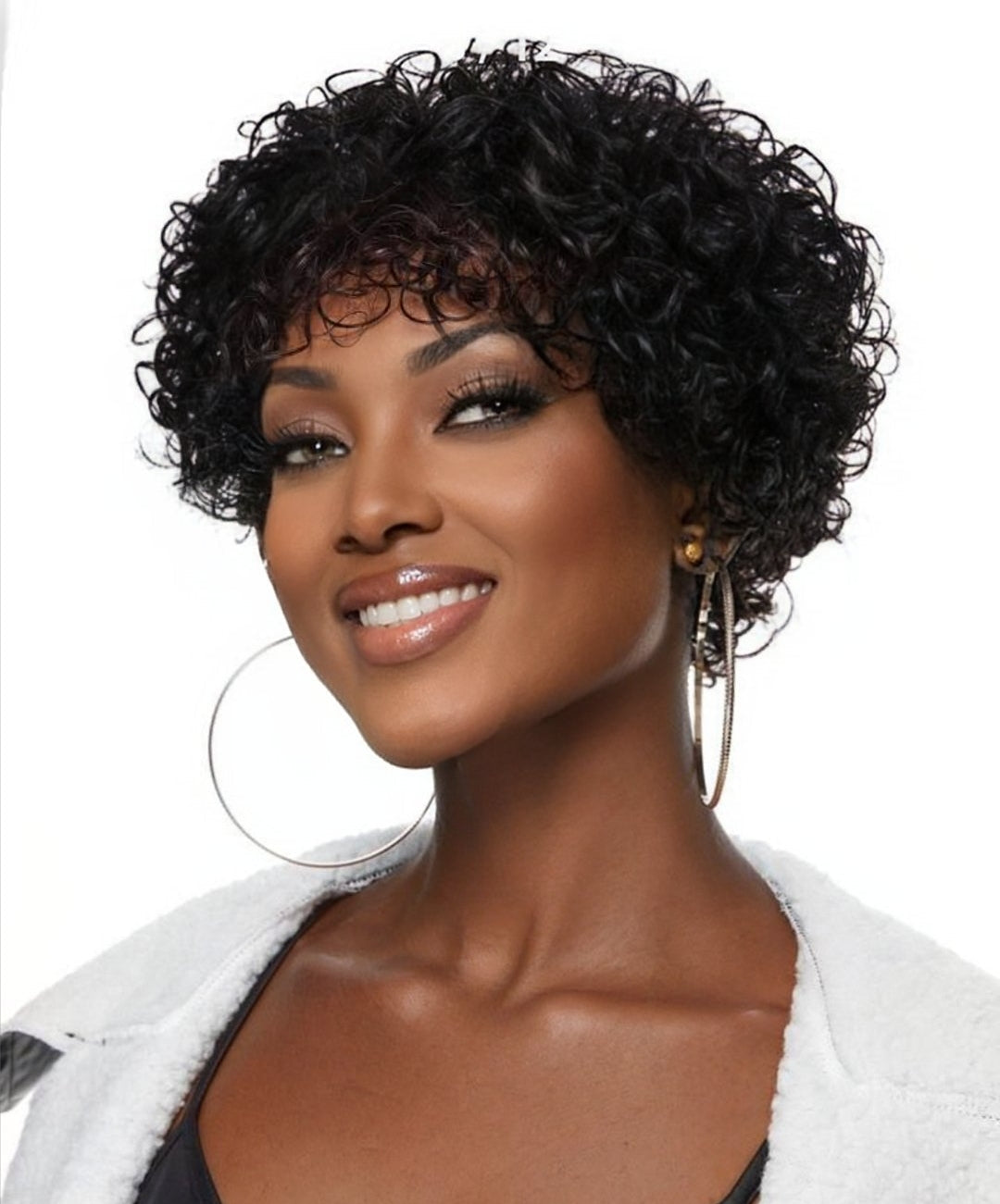 Peruca cabelo Humano Cacheada - Kesia