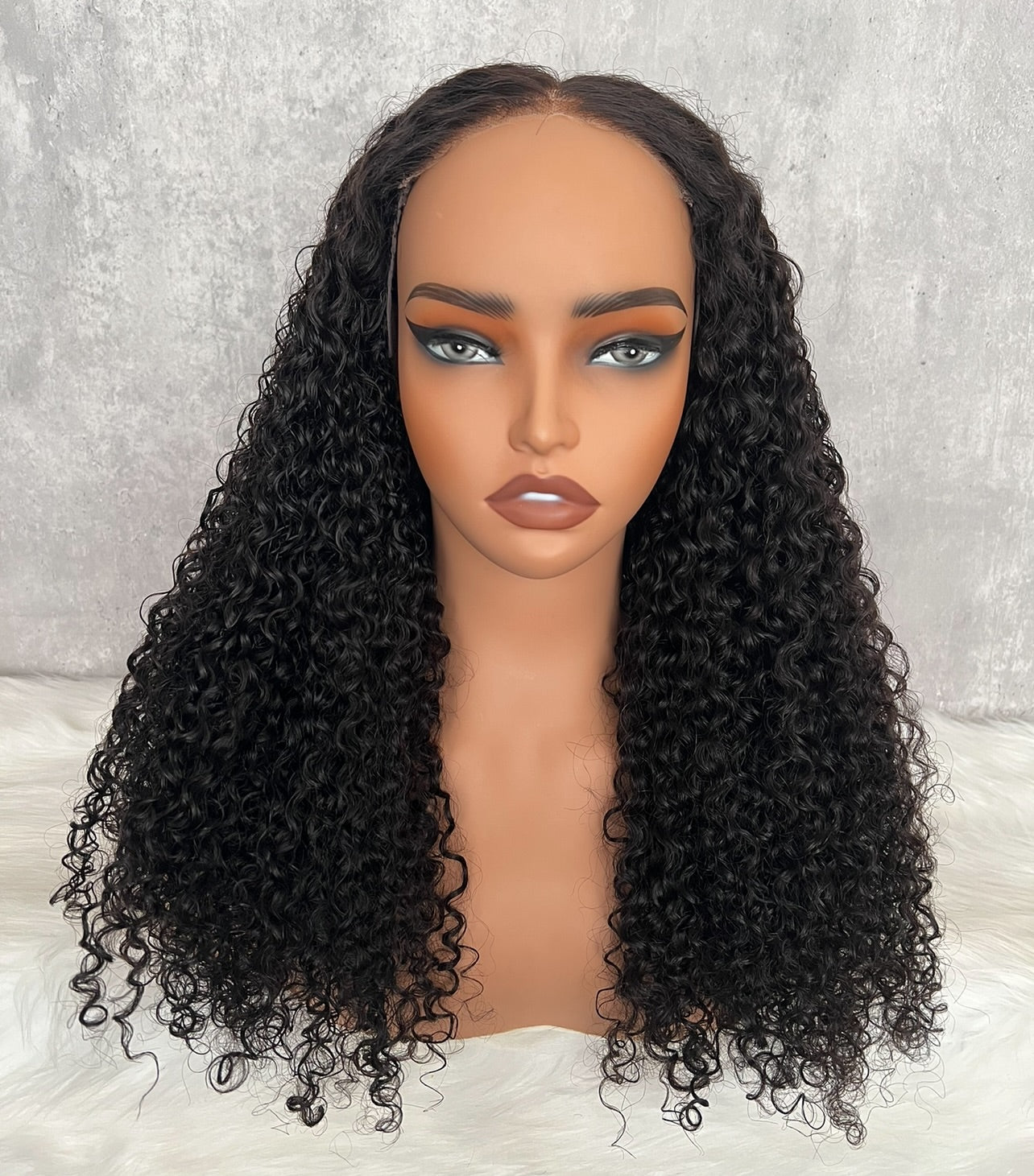 Lace Front Humana cacheada 50cm 13x4 HD -Rafa