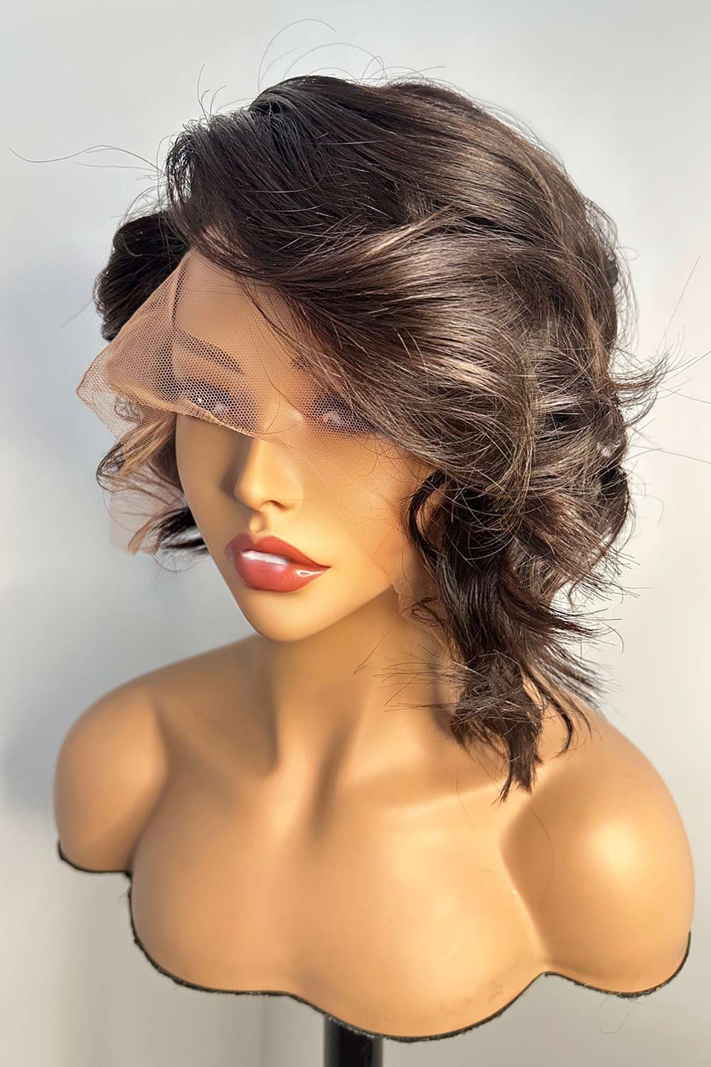 Lace Front Humana Ondulada 25cm 13x4 HD - Brenda